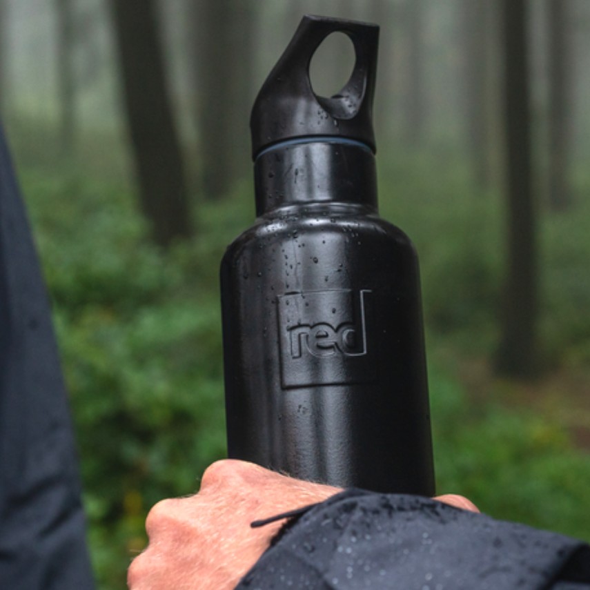 Red Insulated Water Bottle Vacuum Thermal Flask