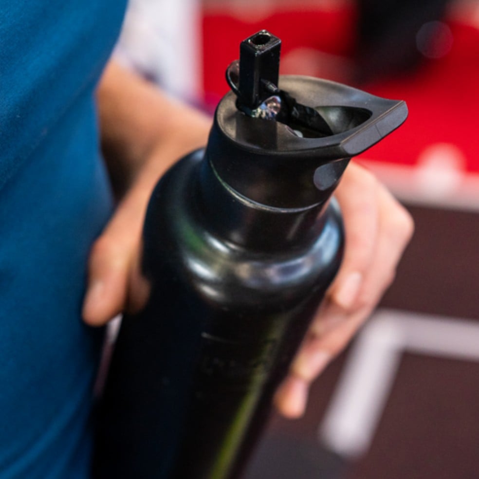 Red Insulated Water Bottle Vacuum Thermal Flask