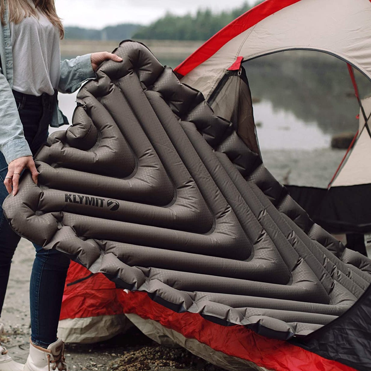 Klymit Static V Luxe Airbed Inflatable Camping Mattress