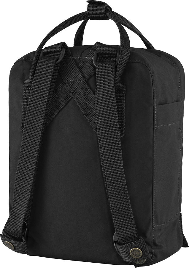 black mini kanken backpack Fjllrven - Compact Everyday Carry, Durable Vinylon Fabric The large main compartment with a large opening makes it easy to put in/take out items Kanken Bag How Big Is