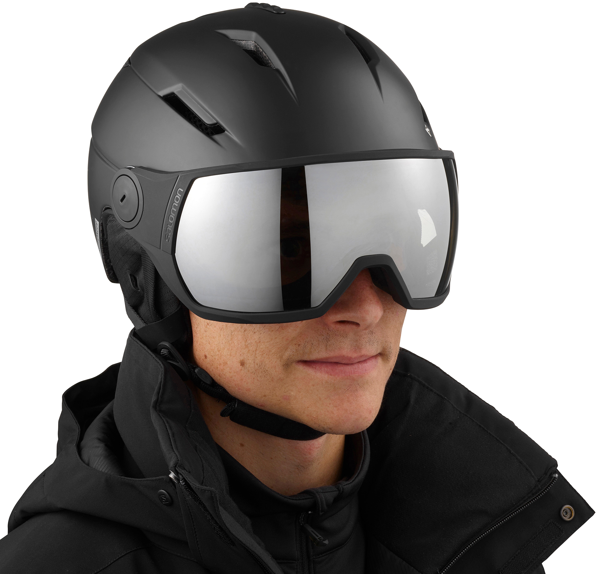 Salomon Pioneer Visor Snowboard/Ski Helmet