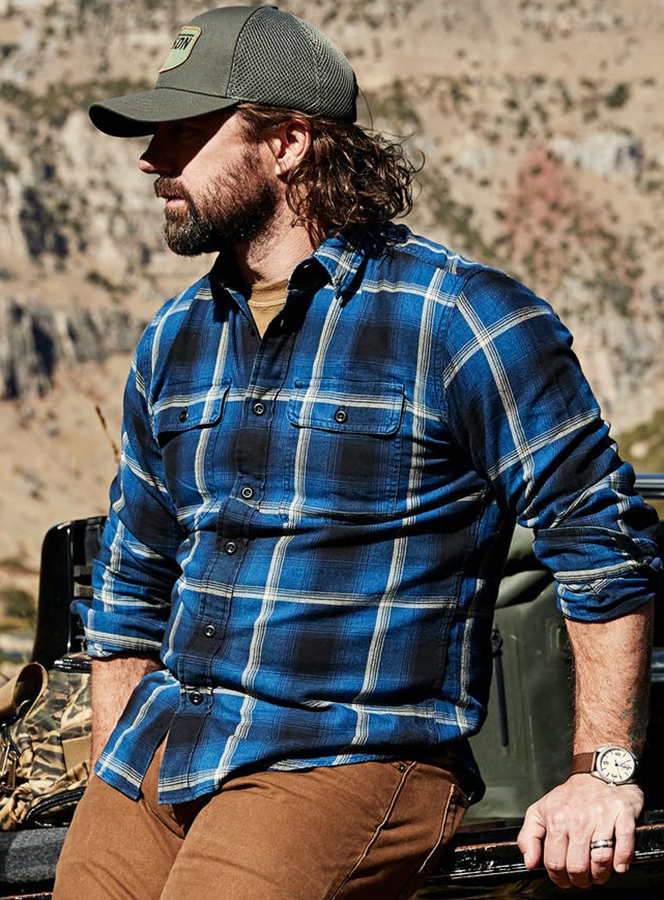 Filson Scout Shirt Long Sleeve Buttoned Top