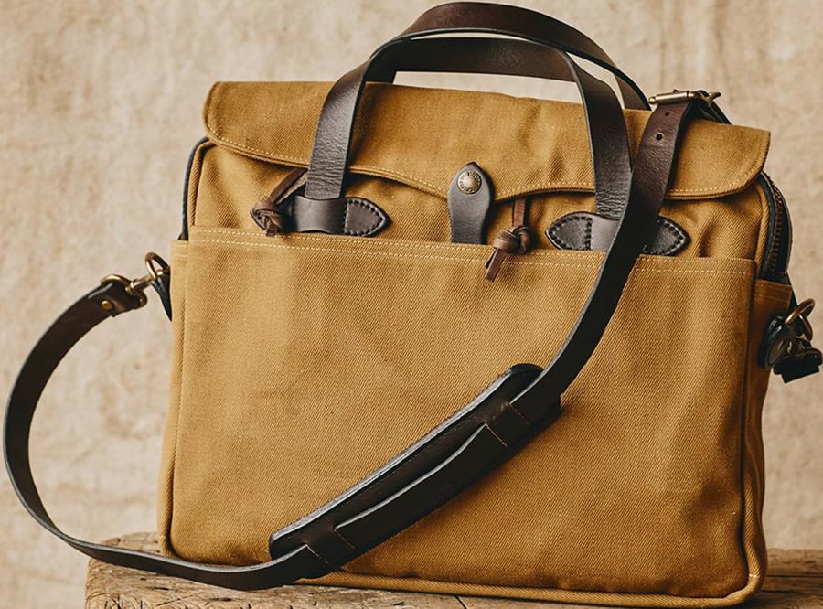 Filson Rugged Twill Original Briefcase Shoulder Bag
