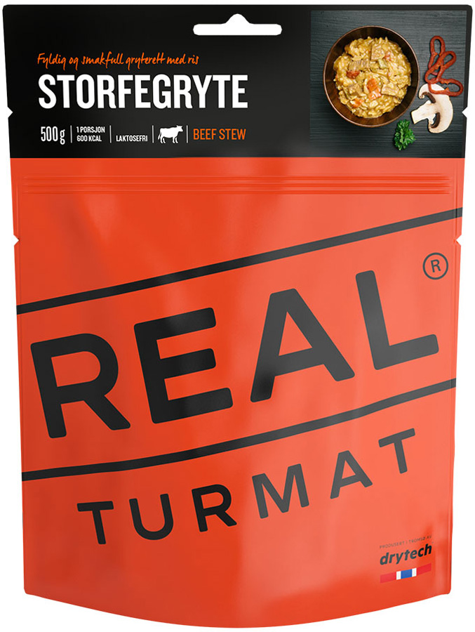 Real Turmat Beef Stew Camping & Hiking Food