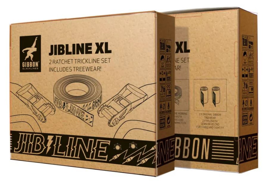 Gibbon Jibline XL + Treewear Slackline Set