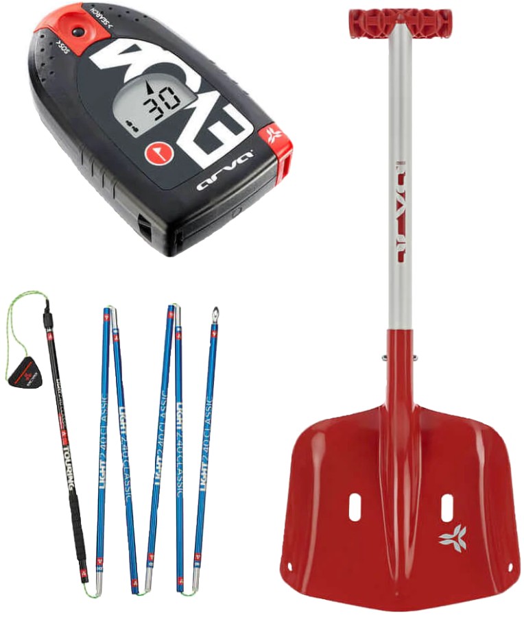 Arva Snow Safety Evo4 + Access + Light Probe Transceiver Beacon Safety Pack