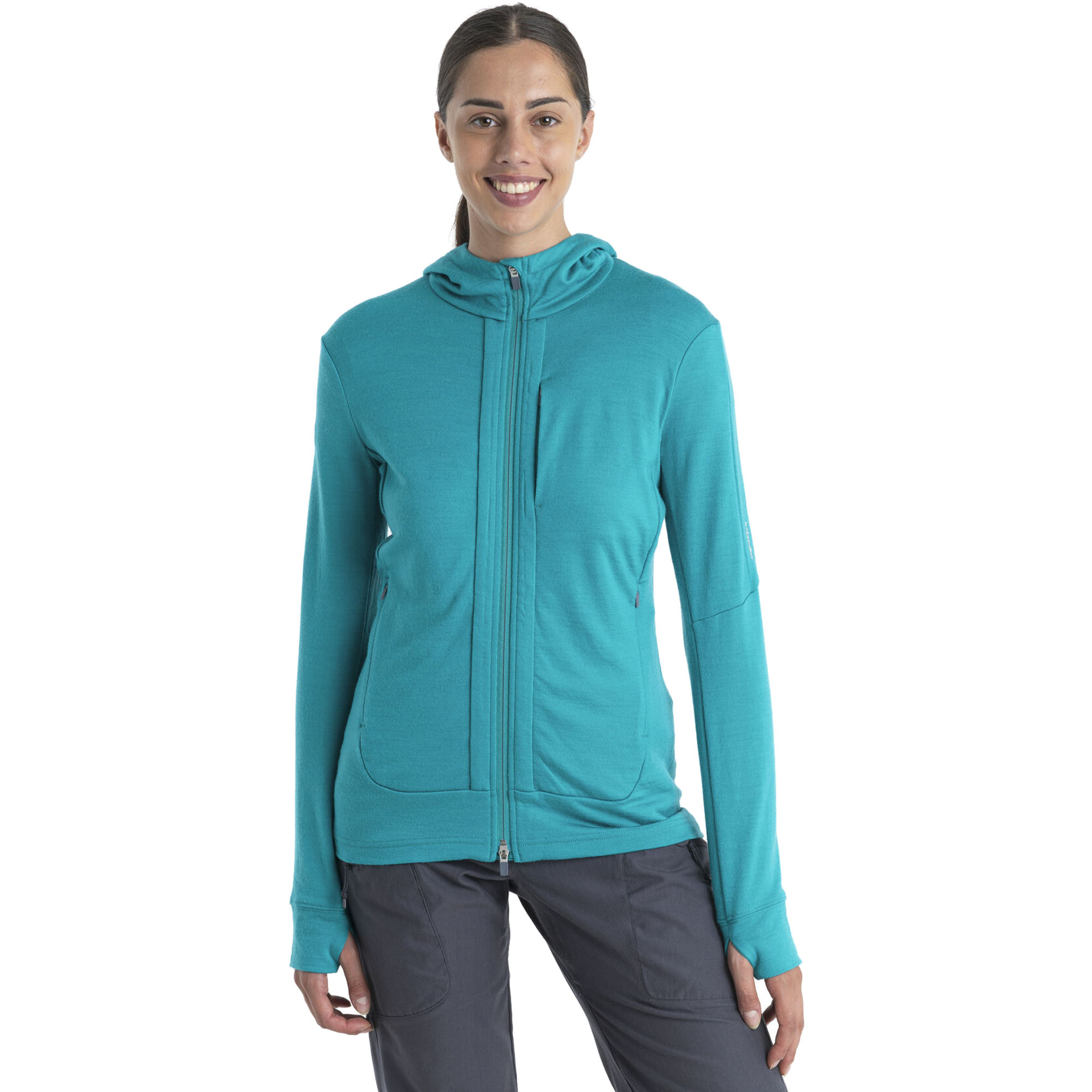 Icebreaker Quantum III Women's Long Sleeve Zip Hood