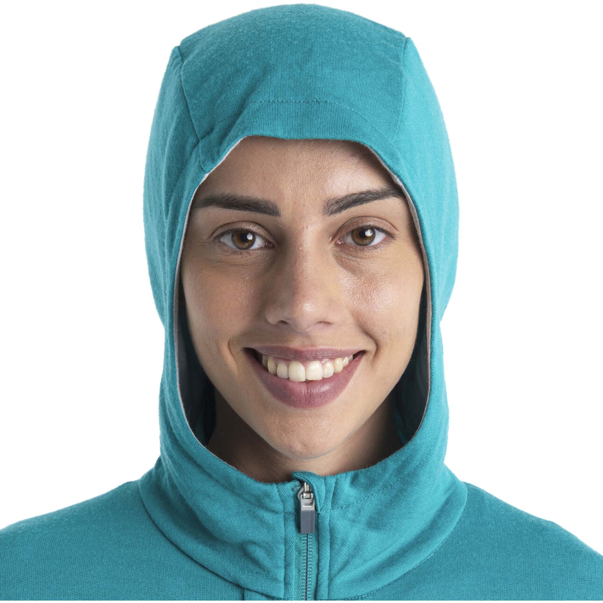 Icebreaker Quantum III Women's Long Sleeve Zip Hood