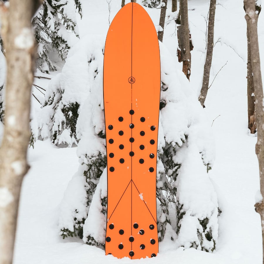 burton family tree backseat driver flat top snowboard Pow Surfing 2024 Where do the bindings go Burton Family Tree Backseat Driver