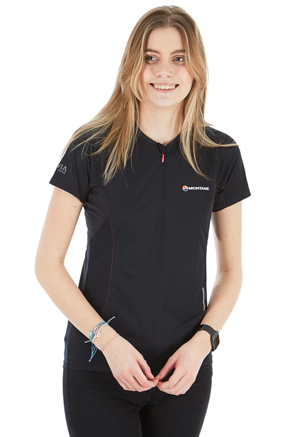 Montane Snap Zip Short-Sleeve Running T-Shirt