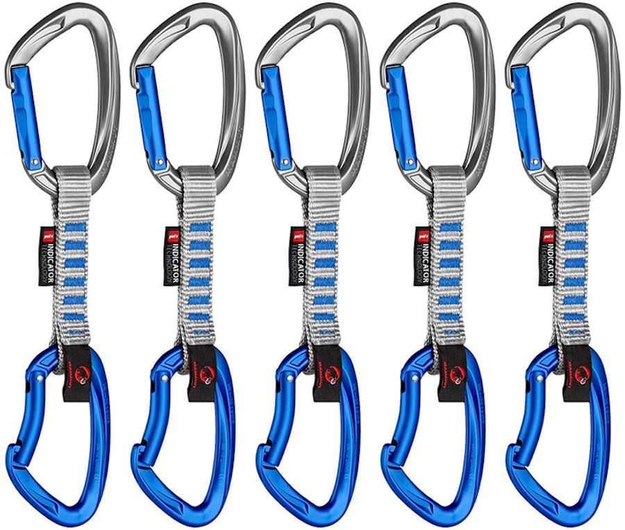 Mammut Crag Indicator Express 5 Pack Rock Climbing Quickdraw Set