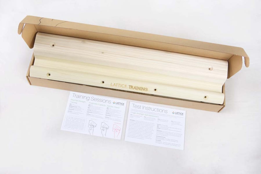 Lattice Testing & Training Rung Fingerboard, Hangboard