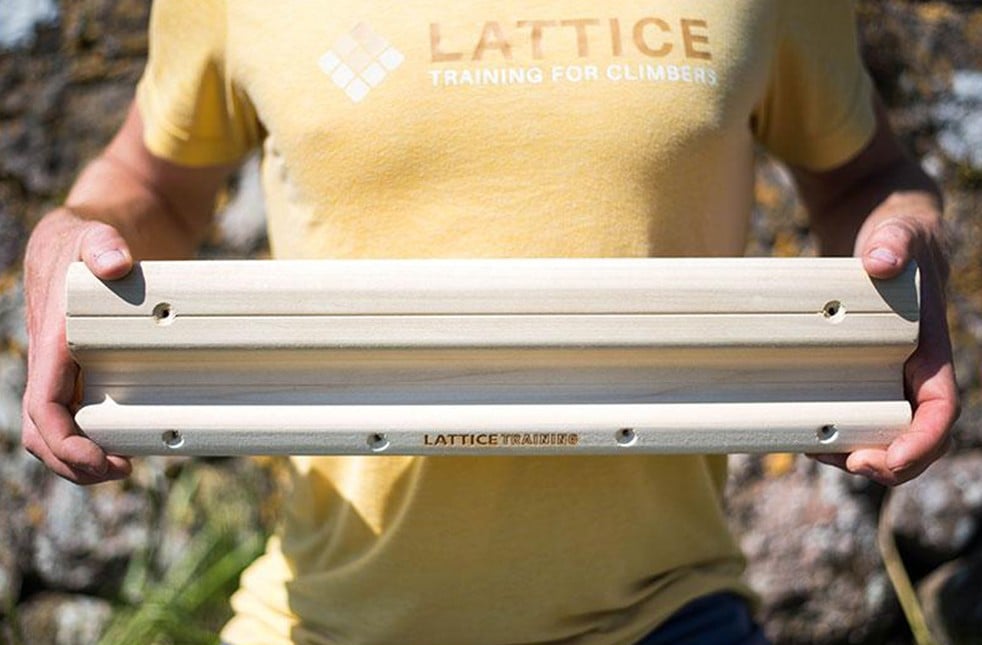 Lattice Testing & Training Rung Fingerboard, Hangboard