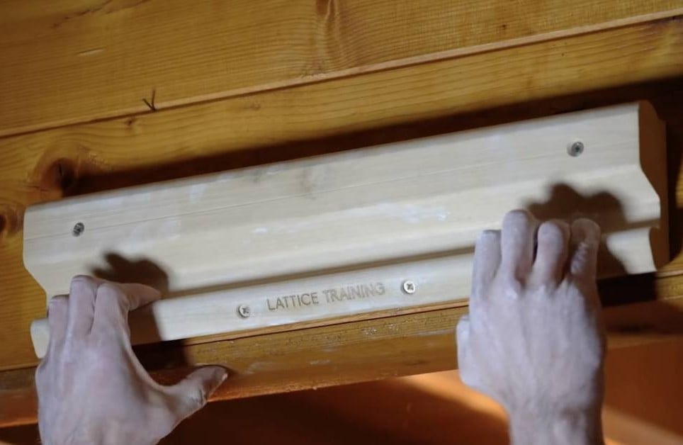 Lattice Testing & Training Rung Fingerboard, Hangboard