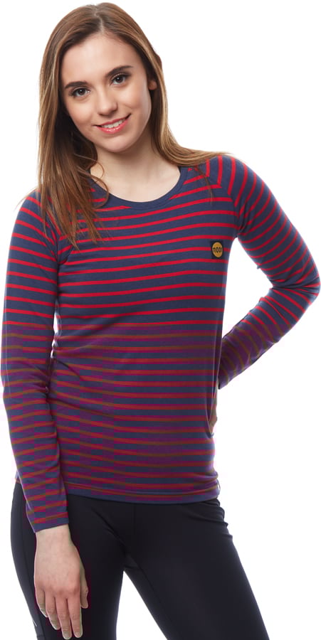 Moon Striped Bamboo Women's Long Sleeve Climbing Tee