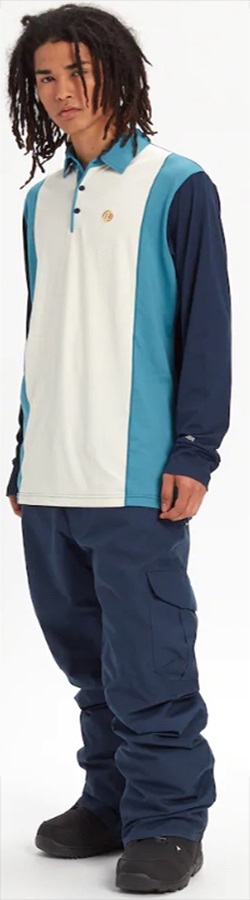 Burton Retro Midweight Polo Winter Base Layer Top