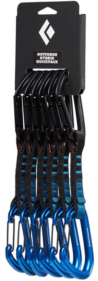 Black Diamond HotForge Hybrid 12cm Climbing Quickdraw Set