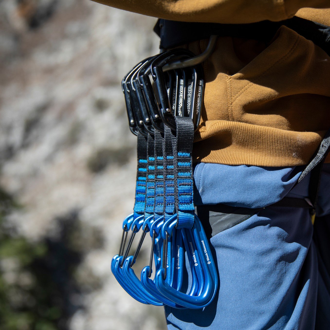 Black Diamond HotForge Hybrid 12cm Climbing Quickdraw Set