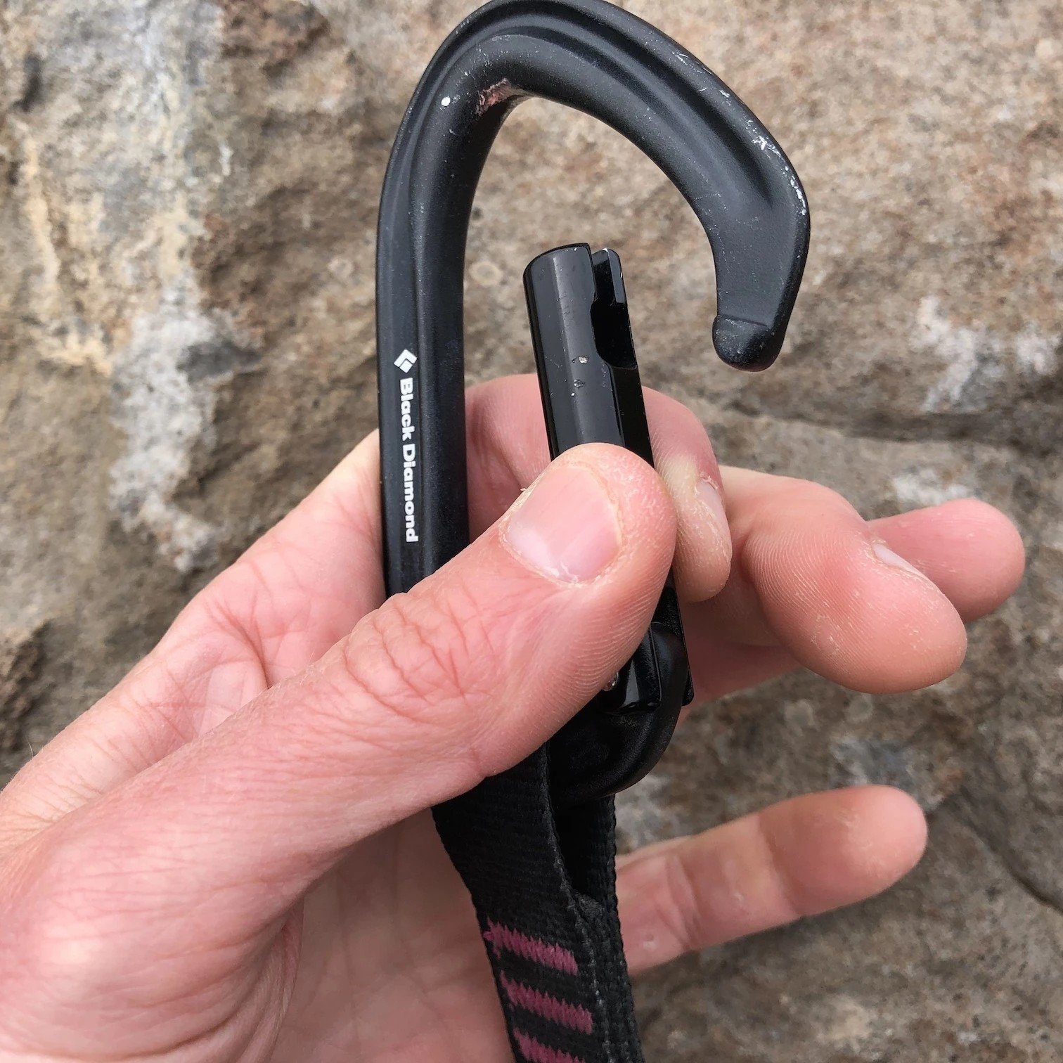 Black Diamond HotForge Hybrid 12cm Climbing Quickdraw Set