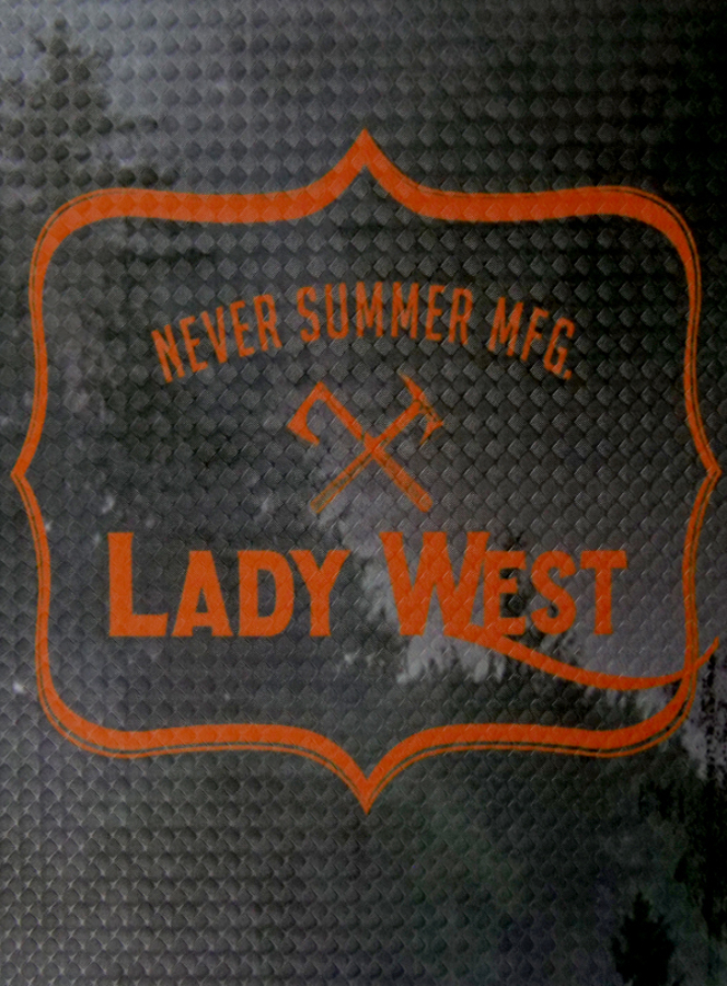 Never Summer Lady West Women's Rocker Camber Snowboard