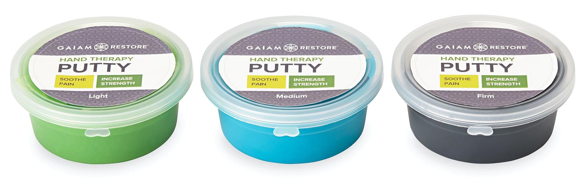 Gaiam Restore Hand Therapy Putty Set