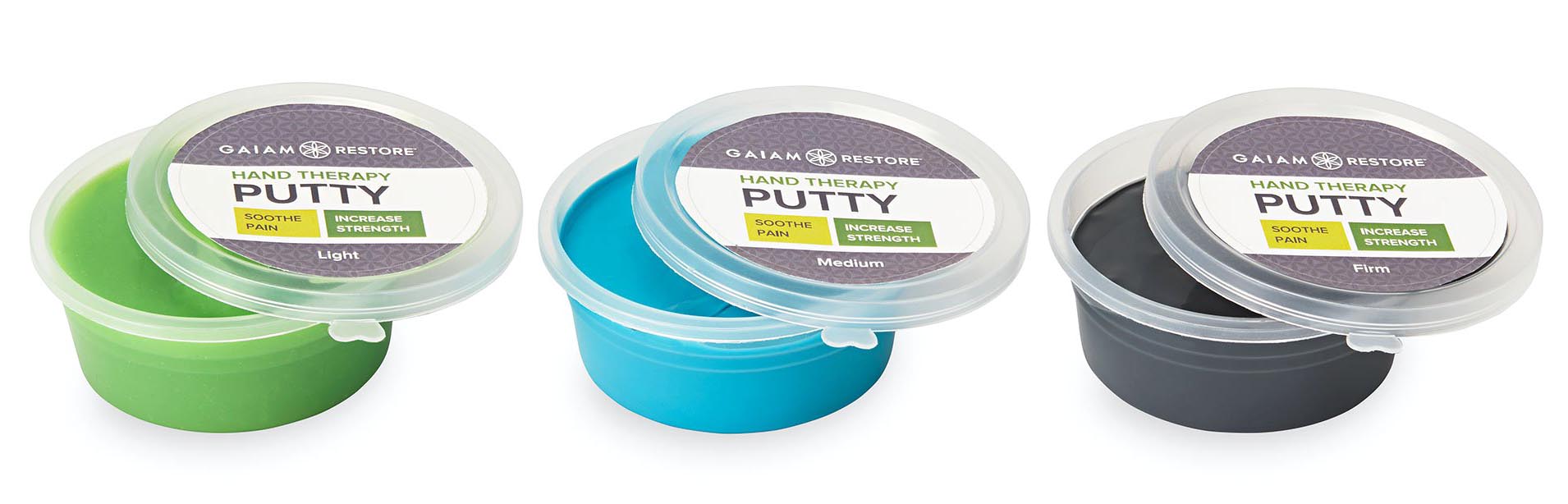 Gaiam Restore Hand Therapy Putty Set