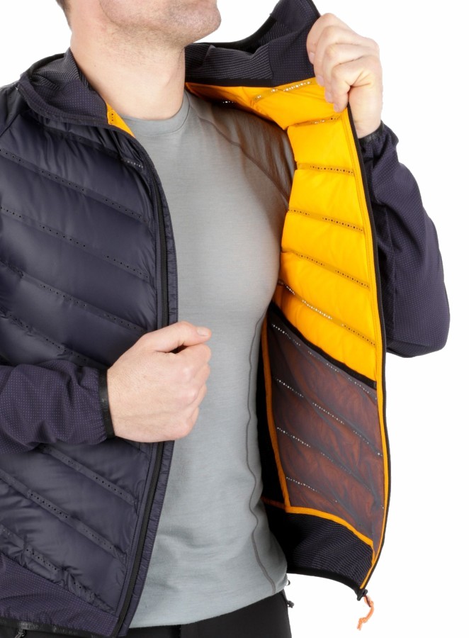 Polaire Salewa Agner Hybrid Polarlite Durastretch M Bungee Cord Melange - Été 2022