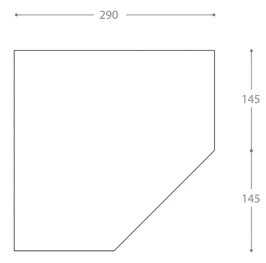 Nigor WickiUp 4 Footprint Lightweight Tent Groundsheet