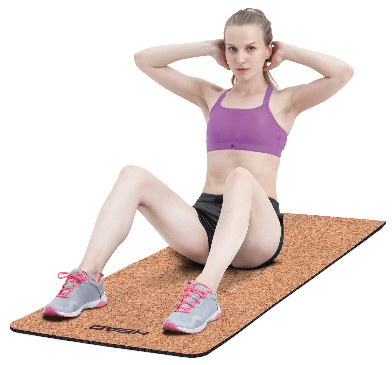 Head Natural Rubber and Cork Yoga Mat