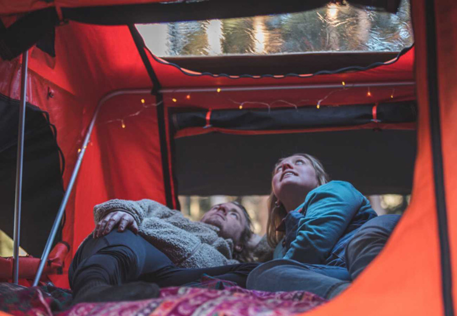 Tentbox Lite Roof Tent Lightweight Car Camping Roof Pod