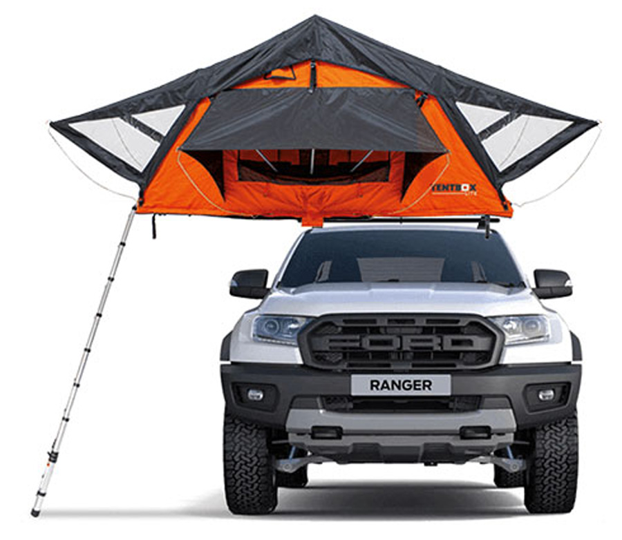 Tentbox Lite Roof Tent Lightweight Car Camping Roof Pod