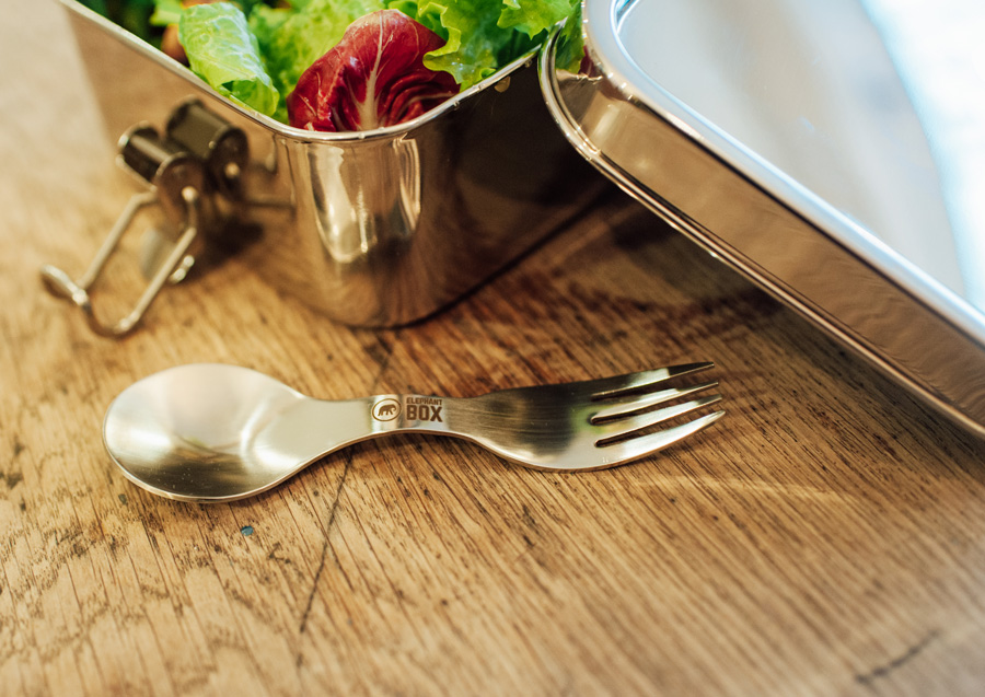 Elephant Box Stainless Steel Spork Compact Reusable Travel Utensil