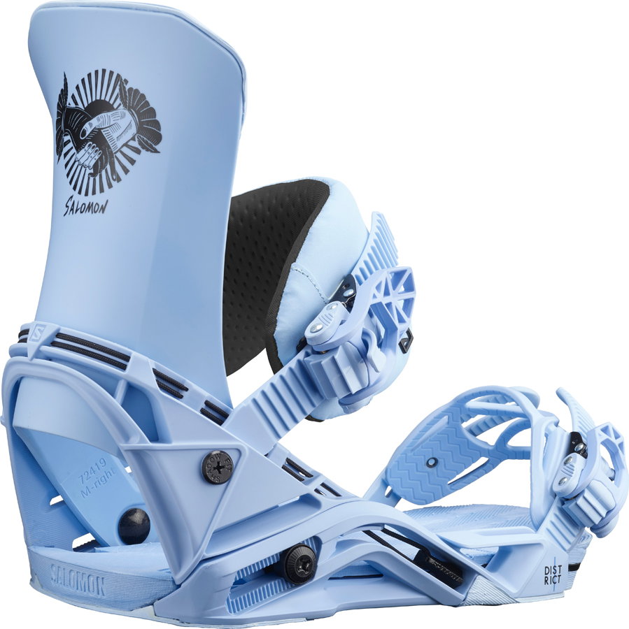 salomon freestyle ski bindings - Alpine N Strive 14 MN - 115 and response Salomon District Snowboard Bindings 2022