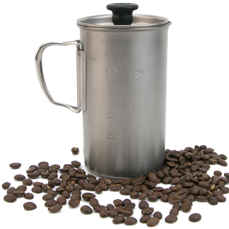 Snow Peak Titanium French Press Ultralight Coffee Maker