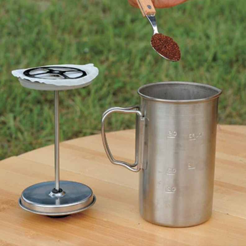 Snow Peak Titanium French Press Ultralight Coffee Maker