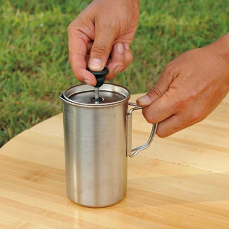 Snow Peak Titanium French Press Ultralight Coffee Maker