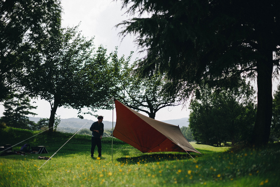 Snow Peak Hexa Ease 1 Tarp & Tent Camping Combo