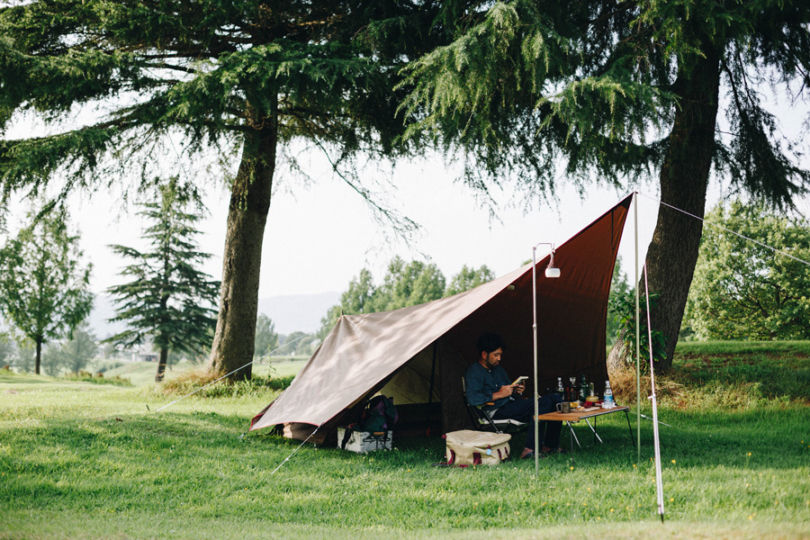 Snow Peak Hexa Ease 1 Tarp & Tent Camping Combo