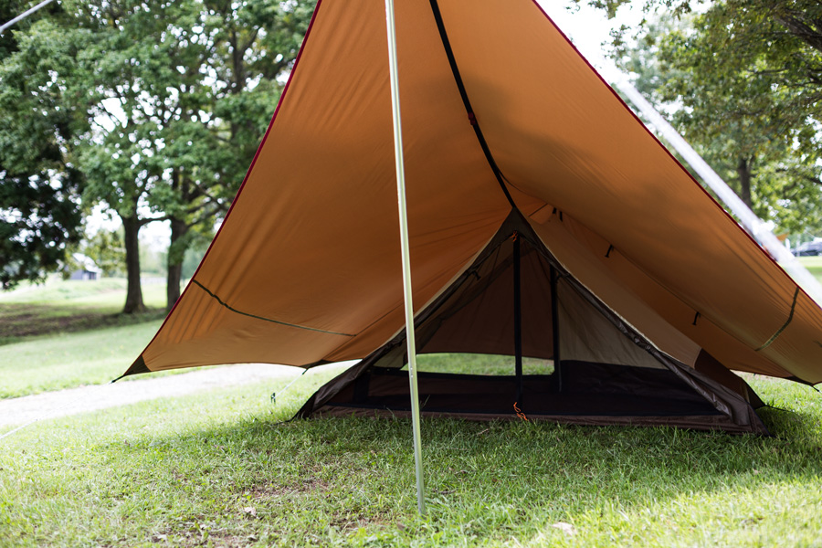 Snow Peak Hexa Ease 1 Tarp & Tent Camping Combo