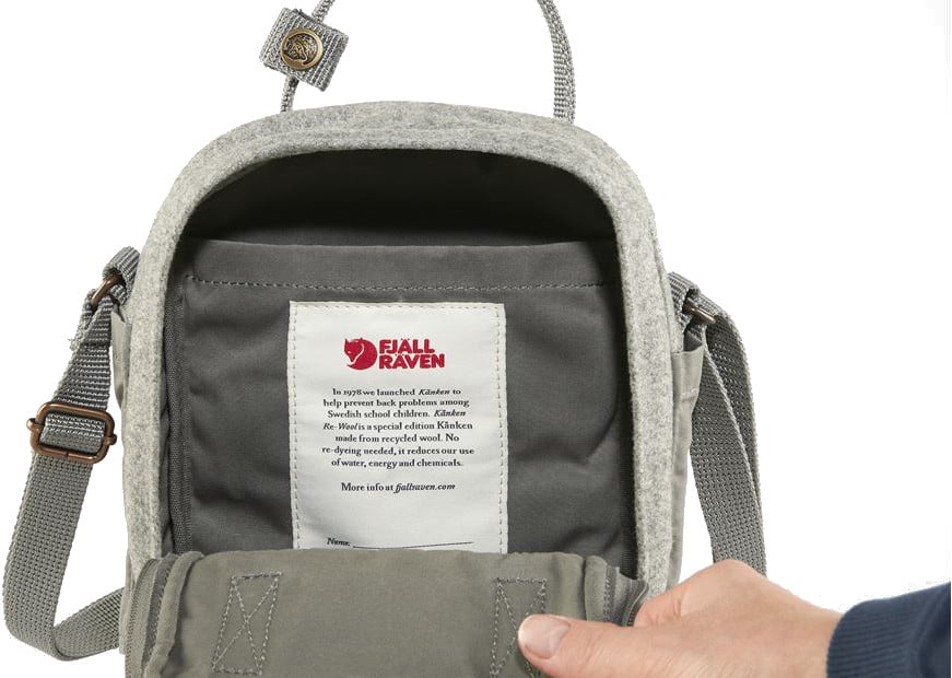 Fjallraven Kanken Re-Wool Sling Shoulder Bag