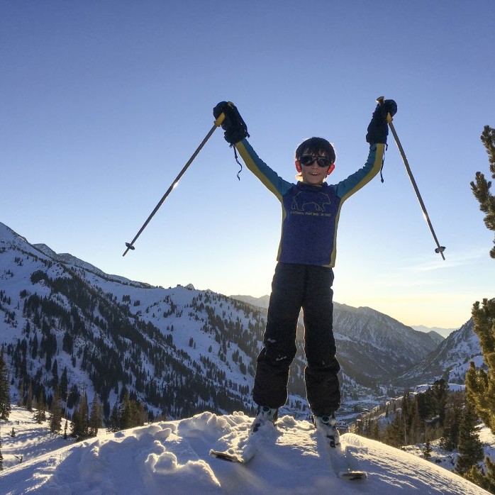 Contour StartUp Set Kids' Ski Touring Adapter + Hybrid Skins