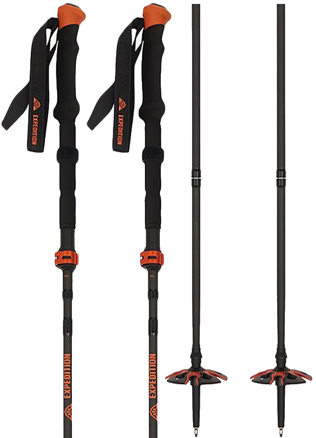 Union Carbon Splitboard Touring Poles