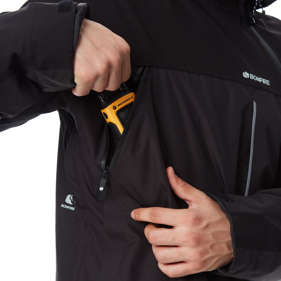 Bonfire Beta Stretch Pullover Men's Ski/Snowboard Jacket