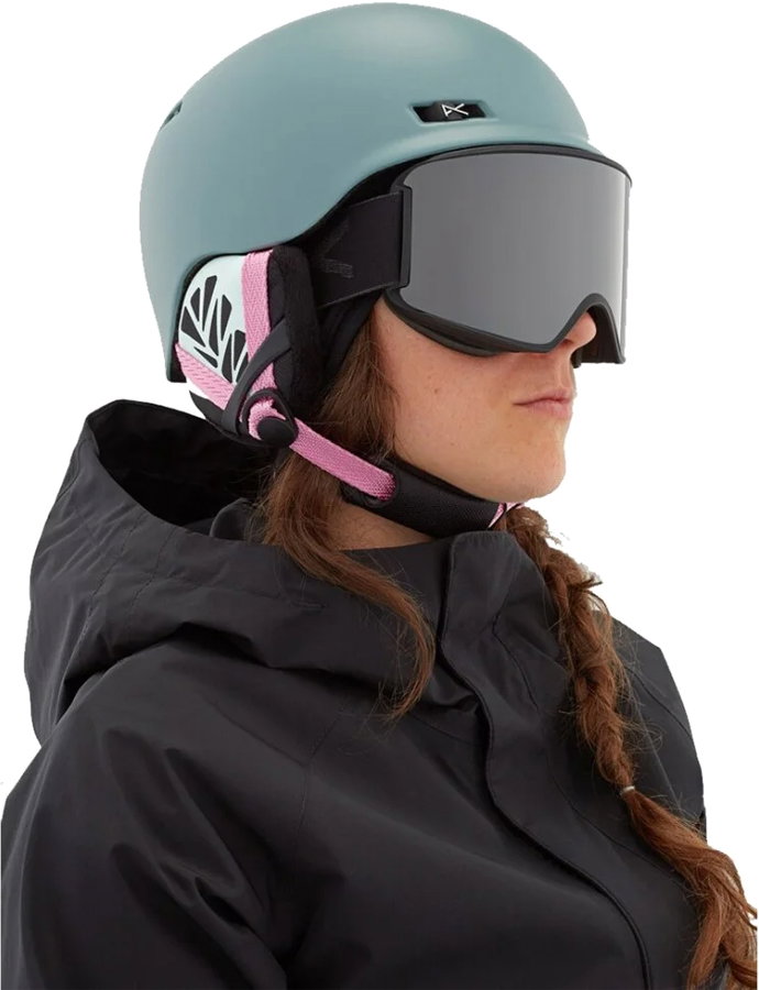 anon womens snowboard helmet Raider 3 Black / S Multiple fixed vents keep goggles clear and manage comfort all day long Snowboard helmets Anon women |