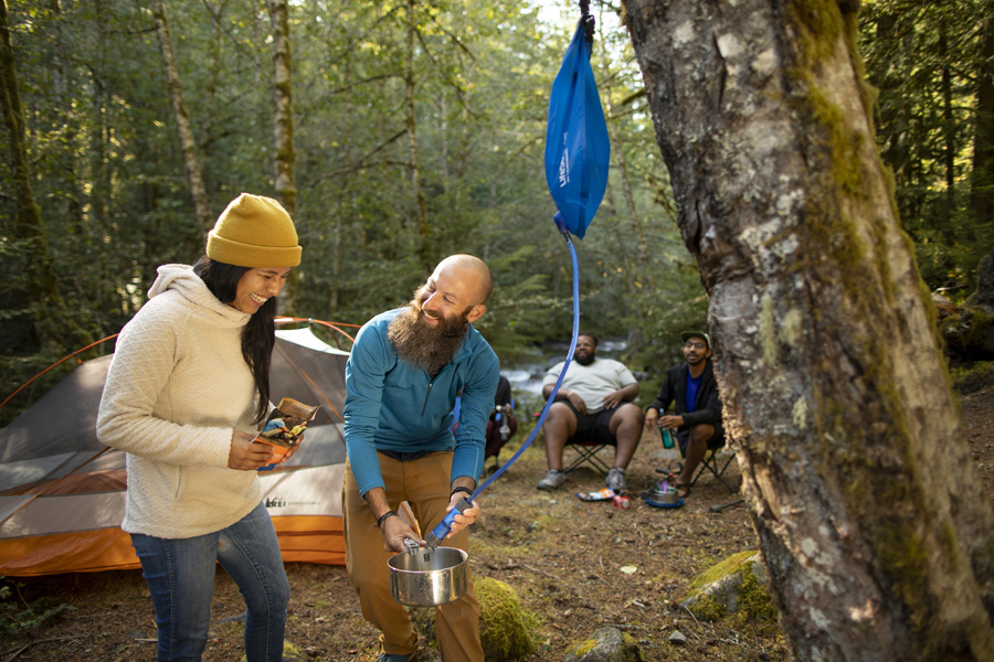 Lifestraw Flex Water Filter + Gravity Bag Hydration Pack