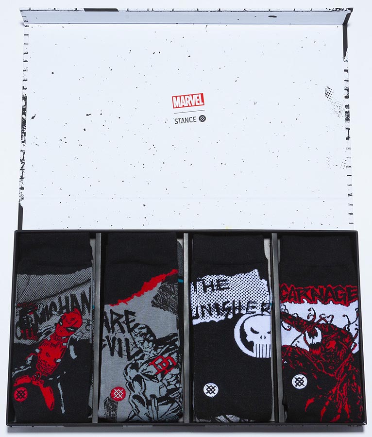 Stance Marvel 4-Pack Skate/Crew Socks