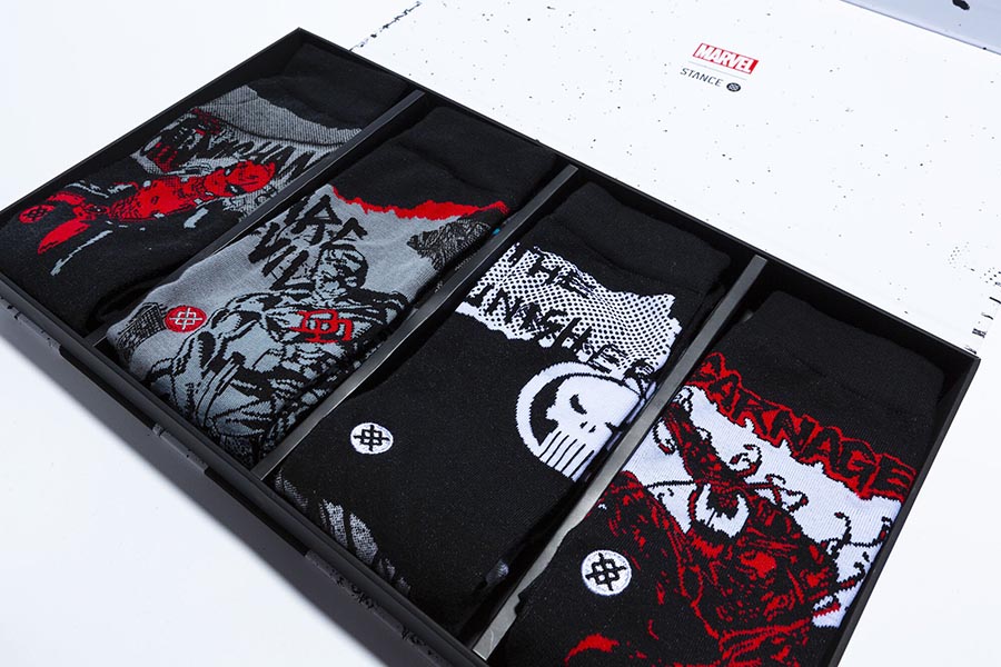 Stance Marvel 4-Pack Skate/Crew Socks