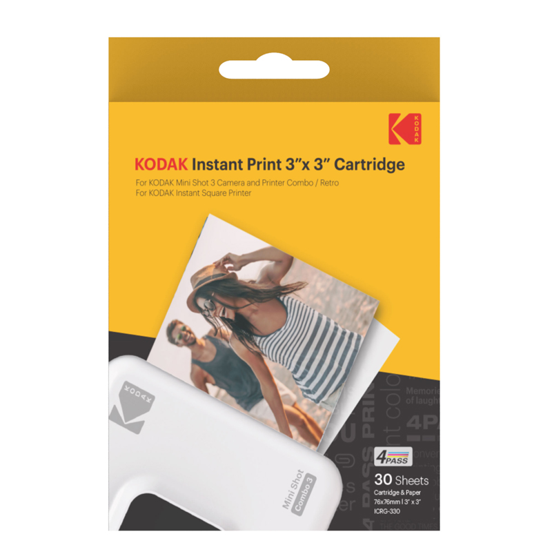 Kodak Instant Print 3"x3" 4PASS Cartridge