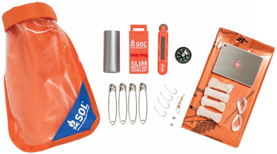 SOL Scout Compact Waterproof Outdoor Survival Kit