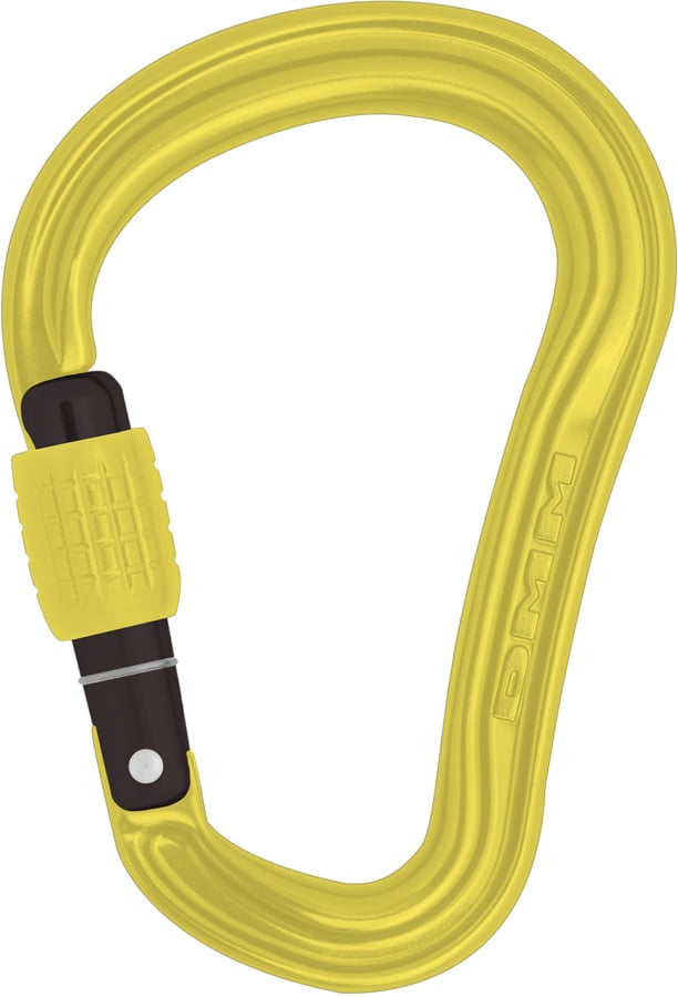 Dmm Moschettone Shadow Screwgate, Colore Antracite, Con Ghiera Di Sicurezza, EN12275, Carichi Di Rottura 24kN (Asse Maggiore), 7kN (Asse Minore), 9kN (Aperto)
